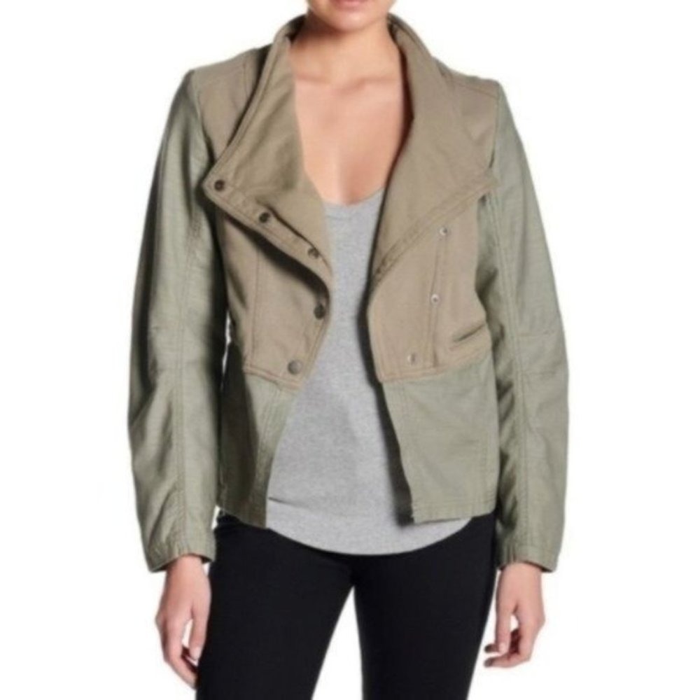 CoffeeShop Desert Sage Moto Jacket S NWT Small New